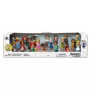 New Disney Animators' Collection Mega Figurine Set 20 Mini Doll Princess Figures